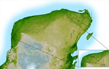 Yucutan impact basin image