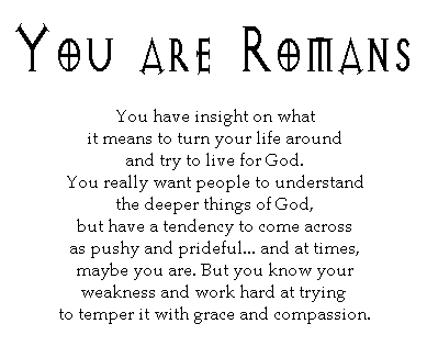 You Are Romans